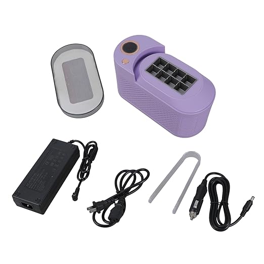 Portable Countertop Ice Maker Semiconductor Miniature Car Electric Making Machine for Home Kitchen or Camping Desktop Maker for Home