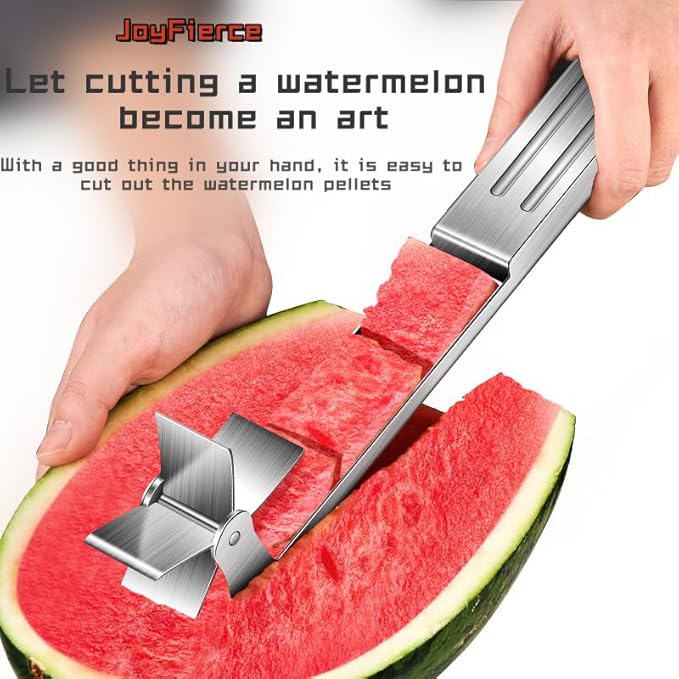 JoyFierce Watermelon Windmill Cutter watermelon cutter slicer tool Slicer 304 stainless steel Fruit knife Watermelon Quickly Cut Tool Kitchen Gadgets with