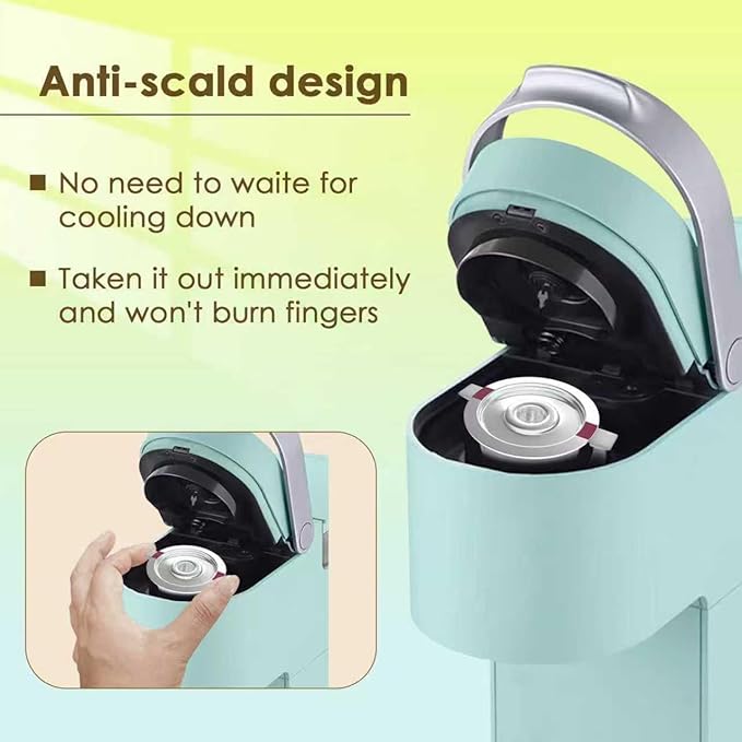 Haetyly 2 Pack Reusable K Cups Coffee Filter Campatible with Keurig 1.0 and 2.0 Coffee Machine,Stainless Steel Reusable Coffee Pods with Heat Resistant Handles Innovative Design