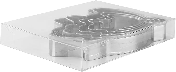 Pig Cookie Cutters Set of 5 – Stainless Steel Sandwiches Cutters & Biscuit Molds for Kids – Sturdy Cutters for Cookies, Sandwiches – Small to Large Sizes 1.37 to 4.52 Inches – Food Grade & Health Safe