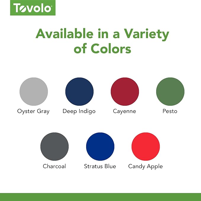 Tovolo, Large King Craft Ice Mold Freezer Tray of 2" Cubes, BPA-Free Silicone, Single, Candy Apple