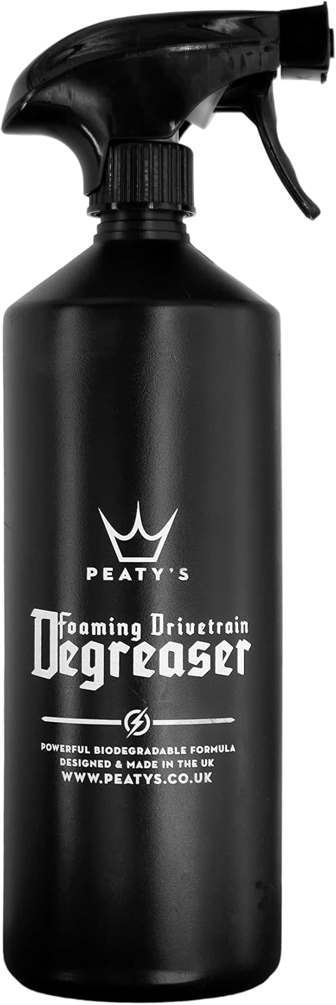 Peaty's Foaming Drivetrain Degreaser- High Strength Biodegradable Bicycle Cassette and Chain Cleaner, 1 Liter / 33.8 oz