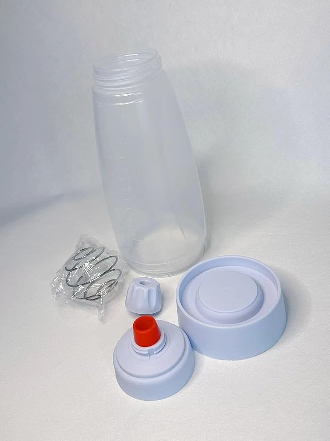 Large Pancake Batter Dispenser 1000ml with Measurement Marks, Commercial-Grade Squeeze Bottle, Leak-Proof & Shake-Proof Design, Easy-Clean Nozzle, Kid-Friendly Baking Tool for Muffins, Cakes & Waffles