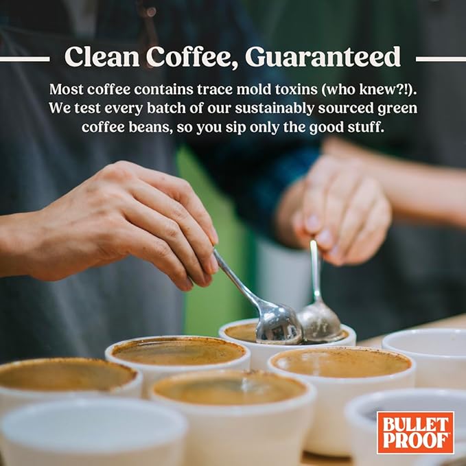 Bulletproof The Mentalist Medium-Dark Roast Ground Coffee, Clean Coffee Tested for Toxins, 12 Ounces