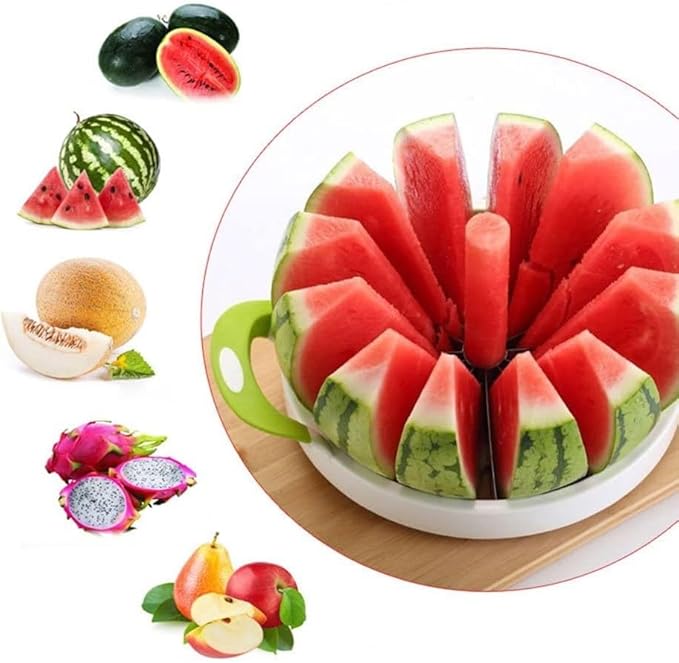 Modern Home Melon Slicer - Honeydew/Cantaloupe/Mini-watermelon Easy Slicing Tool - Medium Size