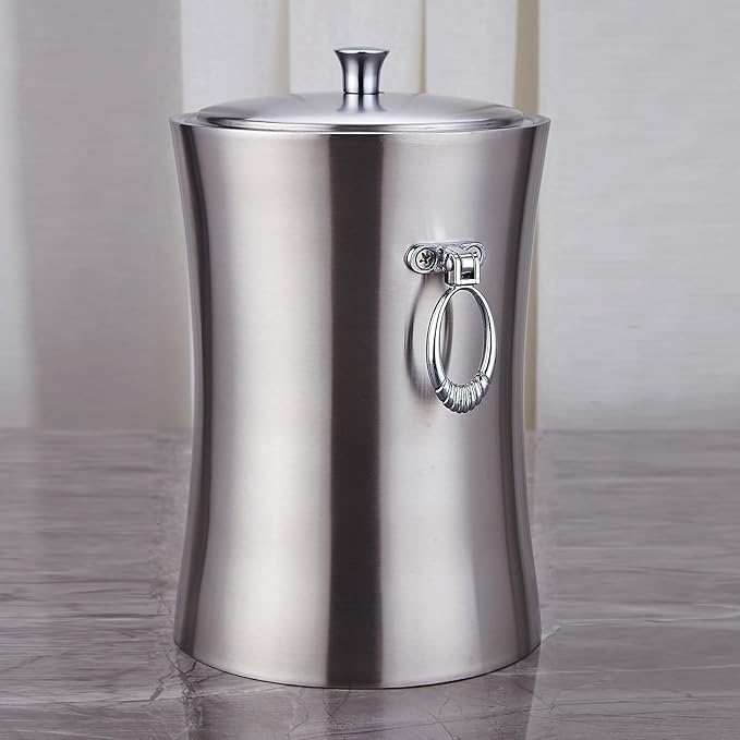Ice Bucket Kits,3l,Double Wall Stainless Steel