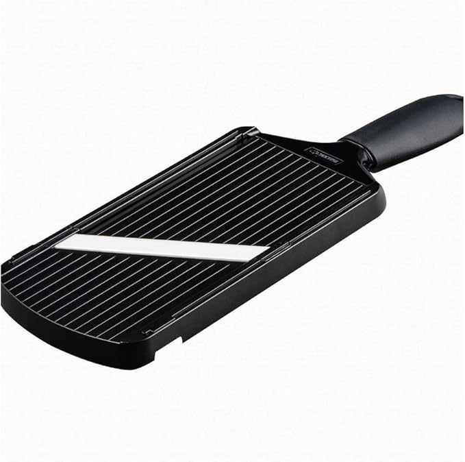 Kyocera CSN-252BK EXP Soft Grip Kitchen Mandoline Slicer, One, Black