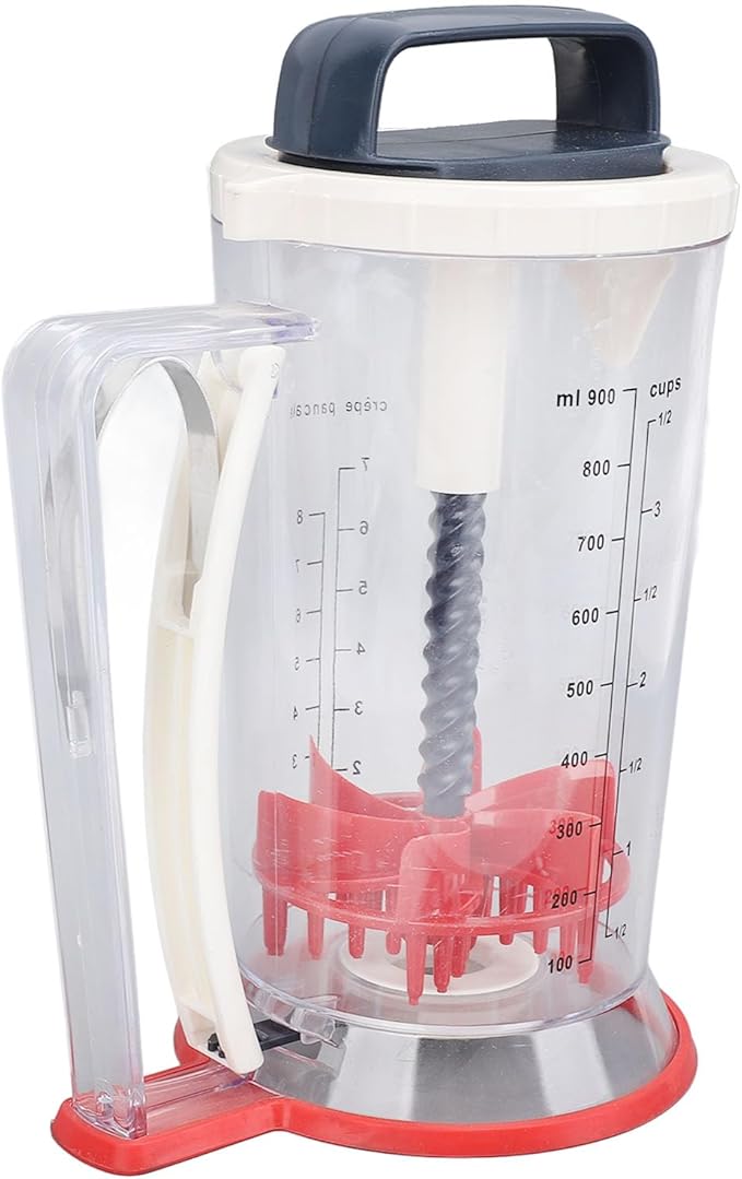 Pancake Batter Dispenser, Cupcake Batter separator with Measuring Scale Pancake Maker Baking Supplies for Muffins Crepes