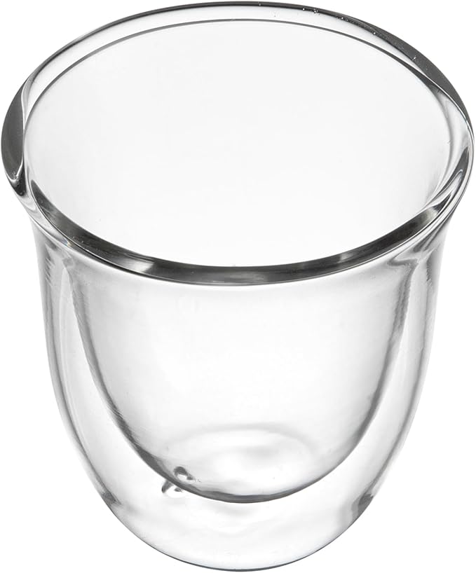 Restaurantware Coffee Cup 12 Pack of 2.72 oz Insulated Double-Wall Glass Borosilicate Coffee Cup Espresso Shot Dishwasher Safe For Hot Drinks