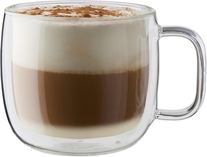 ZWILLING Sorrento Plus 2-pc Double-Wall Glass Cappuccino Mug Set