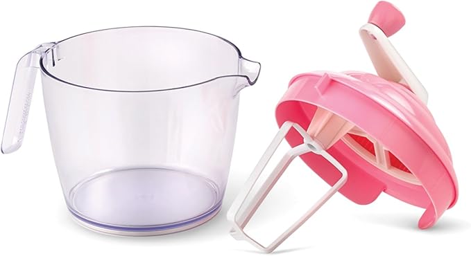 Bakelicious Cupcaker Batter Bowl And Mixer, Pink