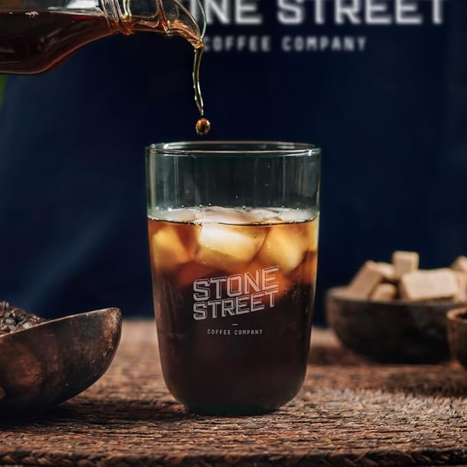 Stone Street Cold Brew Coffee, Low Acid, 100% Arabica, Gourmet Coffee - Breakfast Blend, Medium Roast, Whole Bean, 2 LB