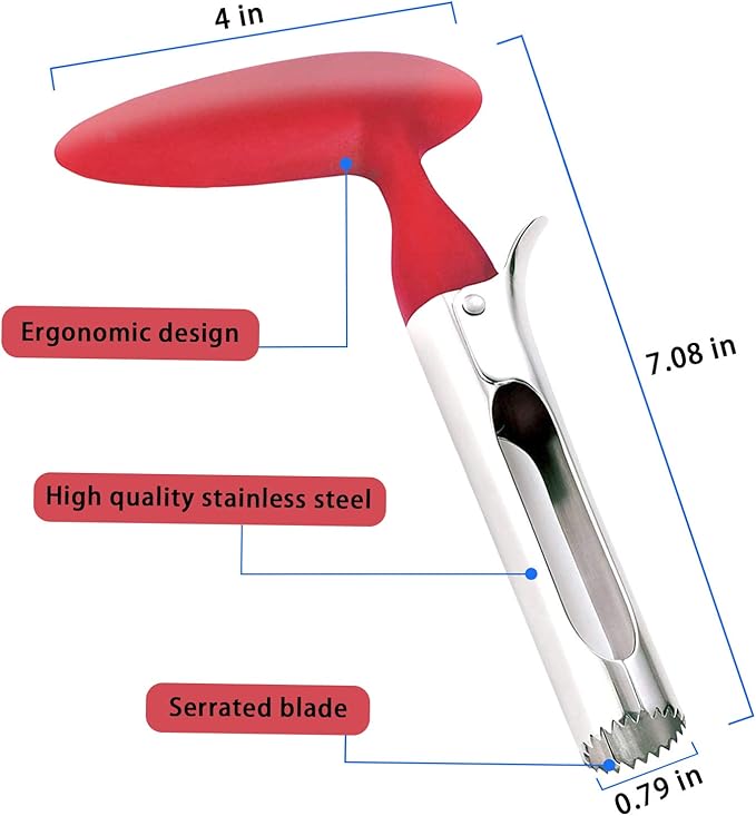 Apple Cutter Slicer & Corer Kit - 12-Blade Apple Slicer & Corer, Includes 3 Premium Stainless Steel Fruit Forks