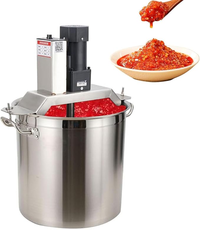 Commercial Electric Food Stirrer Pot,Stainless Steel Automatic Mixer Machine,Electric Jam Mixer,for Making Jam/Sauce/Filling,50L