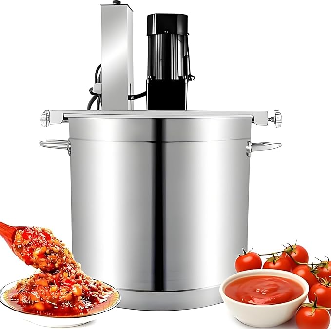 30L/40L/50L/60L Automatic Pot Stirrer Mixer, 180w Commercial Food Mixer, Stirring Speed Adjustable, for Making Jam, Sauce, and Soups. 50L