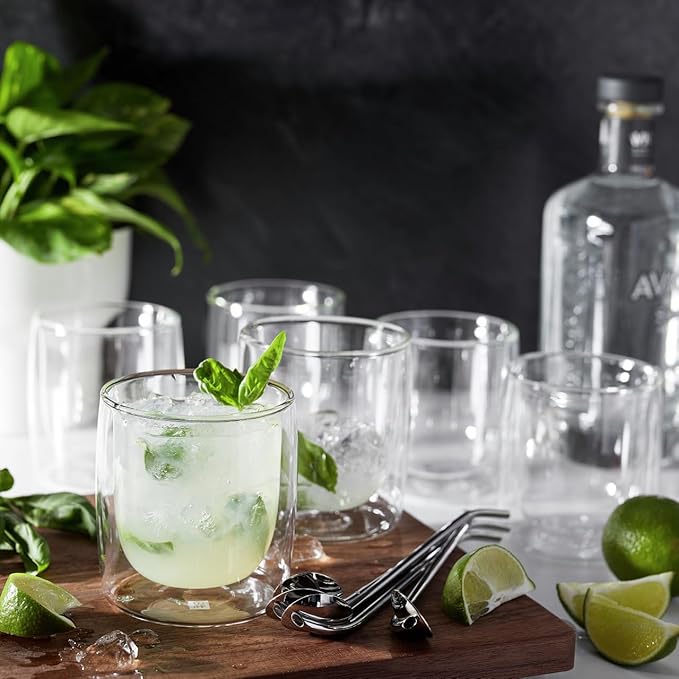 ZWILLING Sorrento 2-pc Double-Wall Tumbler Glass Set - Clear