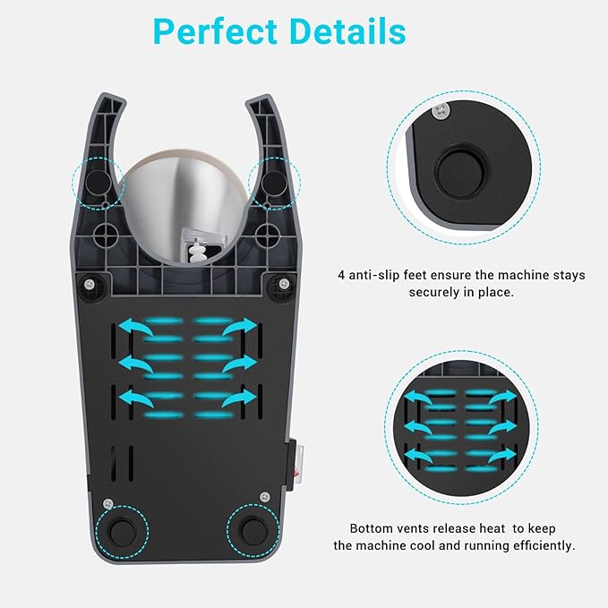 300W 210 lbs/hr ETL-Listed 4-Blade Electric Ice Shaver Machine with Ice Pick, Ice Crusher for Home Use and Commercial, Shaved Ice Machine, Ice Grinder, Silver