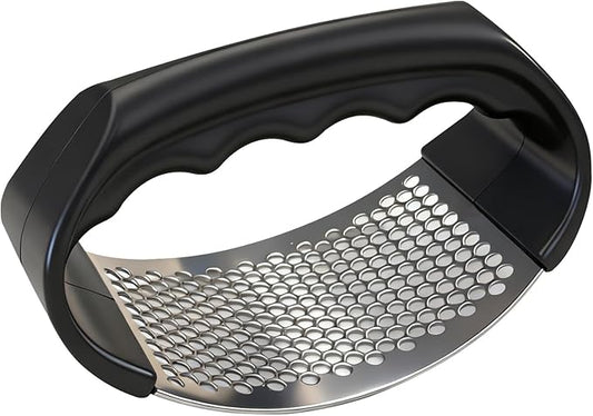 Garlic press rocker, Stainless Steel Garlic Crusher – Effortless Mincing, Rust-Resistant Kitchen Gadget