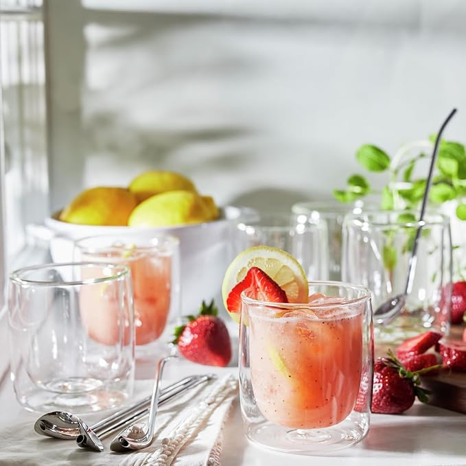 ZWILLING Sorrento 2-pc Double-Wall Tumbler Glass Set - Clear