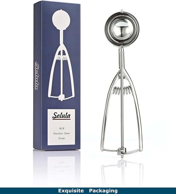 18/8 Stainless Steel Cupcake Muffin Batter Dispenser, Ice Cream Cupcake Muffin Scoop
