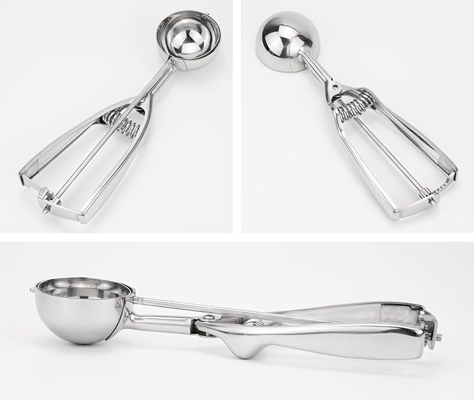 18/8 Stainless Steel Cupcake Muffin Batter Dispenser, Ice Cream Cupcake Muffin Scoop