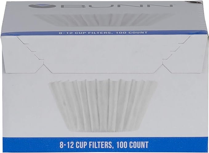 BUNN 8-12 Cup Coffee Filters, 6 each, 100ct