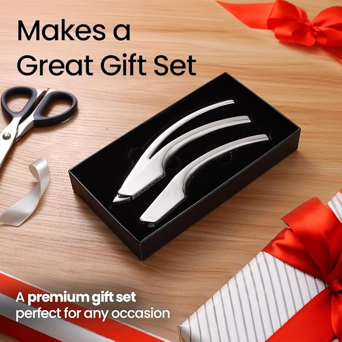 No Peeling Required Garlic Press Stainless Steel with Two Detachable Handles for Coarse & Fine Mincing-Premium Garlic Mincer Tool, Easy to Clean, Dishwasher Safe Garlic Crusher, Lifetime Replacement
