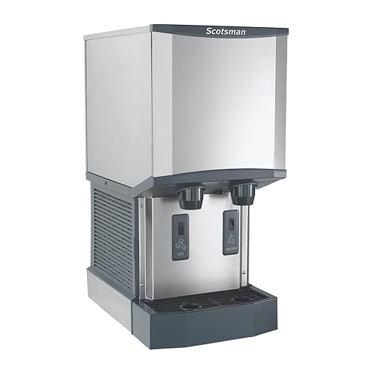 Scotsman Meridian Touchfree Countertop Nugget Ice Maker & Water Dispenser - 260 lb/Day, 12 lb Storage Bin