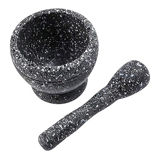 Garlic Press, Mortar and Pestle, Easy to Clean Mini Garlic Grinding Tool Kitchen Tool Food, Squeezer Garlic Press