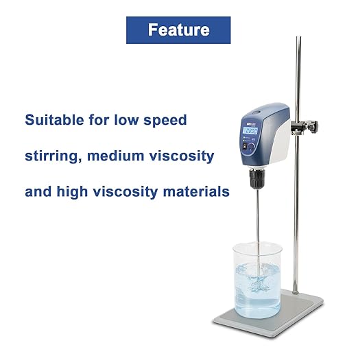 ONiLAB 18900627 316L Stainless Steel Anchor Stirrer, 60mm Stirrer Diameter, 8 mm Shaft Diameter, 400 mm Shaft Length