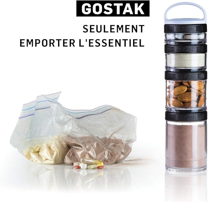 BlenderBottle GoStak 100cc 3Pak - Black Color Black Style: 100cc 3-Pak, Model: C00315