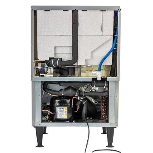 Scotsman UC2724SA-1 24" Air-Cooled Cube Undercounter Ice Maker Machine with 80 lb. Storage Capacity, 282 lbs/Day, 115v, NSF