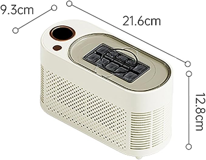 Desktop Ice Maker Portable Countertop Durability 10 Cubes, Compact Quickly Making Ice Making Machine for Camping, BBQ Picnic, Cream White