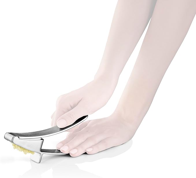 Eva Solo | Garlic press |Press garlic quickly, easily and with minimal effort | Brushed steel
