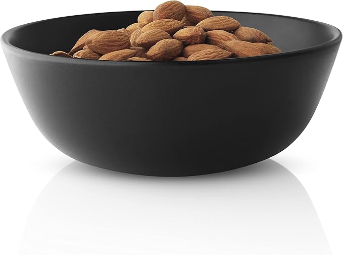 Eva Solo | Nordic Kitchen Bowl 0.5l Ø16cm | Dishwasher & Microwave Safe | Black Stoneware | Danish Design & Functionality | Tools Kitchen Gadgets & Accessories