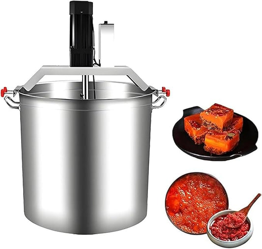 Automatic Pot Stirrer, Automatic Food Mixer Designed with 4-Blade Mixing Scraper and Adjustable Stirring Speed, Food Grade Stirrer for Sauce Jam Porridge in Restaurants