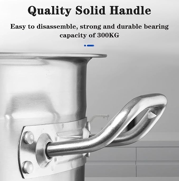 Automatic Food Mixer - 40L/80L/140L Commercial Heating Mixer with 4 Blade Stirring Scraper,for Making Jam, Sauce, Filling, Hot Pot Seasoning Bottom Soup Stirre, Adjustable Stirring Speed,140L