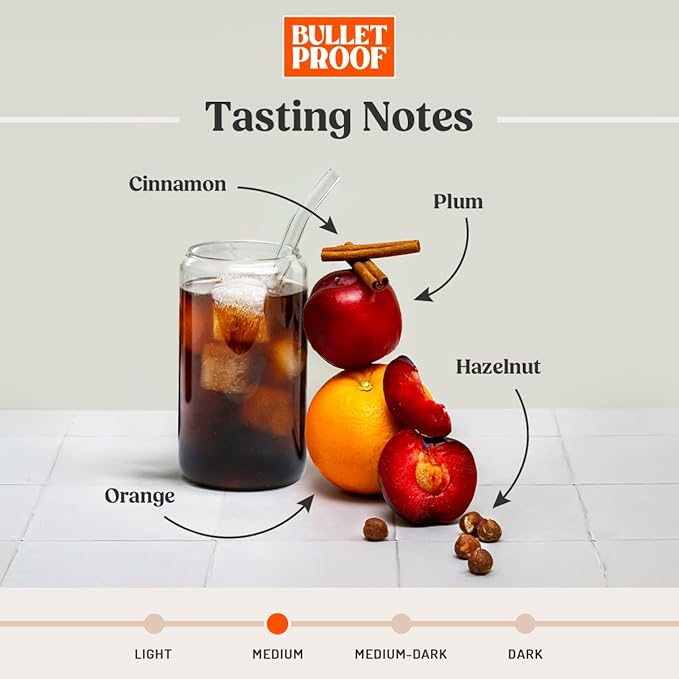 Bulletproof Original Cold Brew Coffee, Medium Roast Coarse Ground, Clean and Tested for Toxins, Smooth Artisan Coffee for Cold Brew Iced Coffee, 12 oz