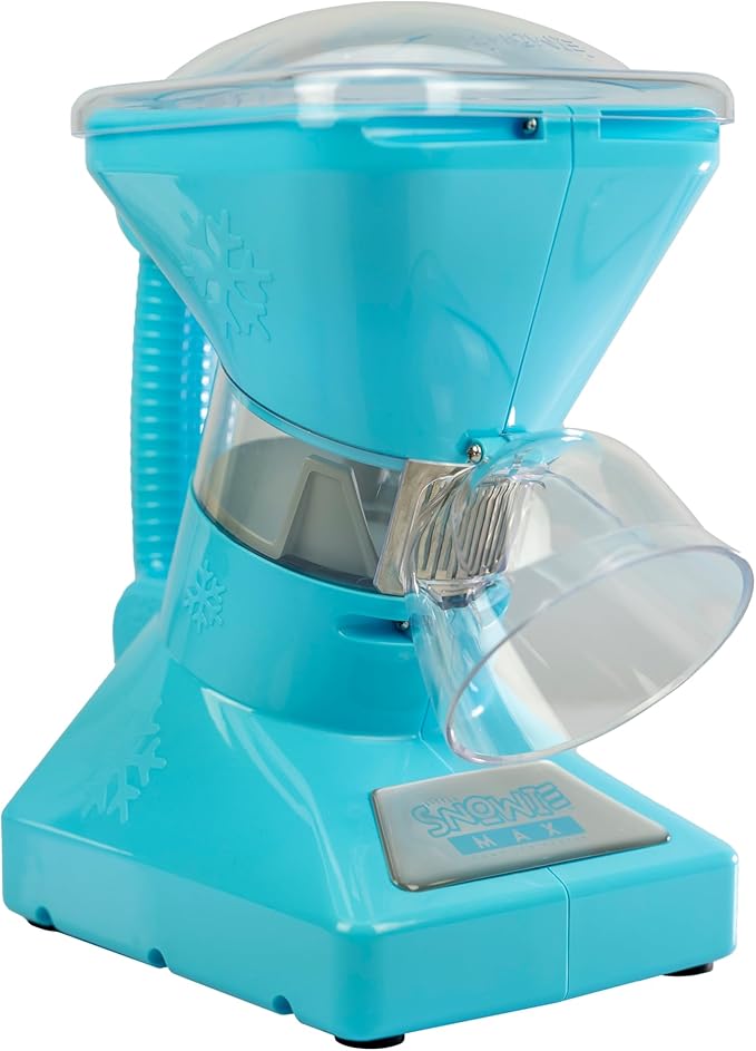 SNOWIE - Little Snowie Max Snow Cone Machine - Premium Shaved Ice Maker, With Powder Sticks Syrup Mix, Entrepreneur Kit, Light Blue