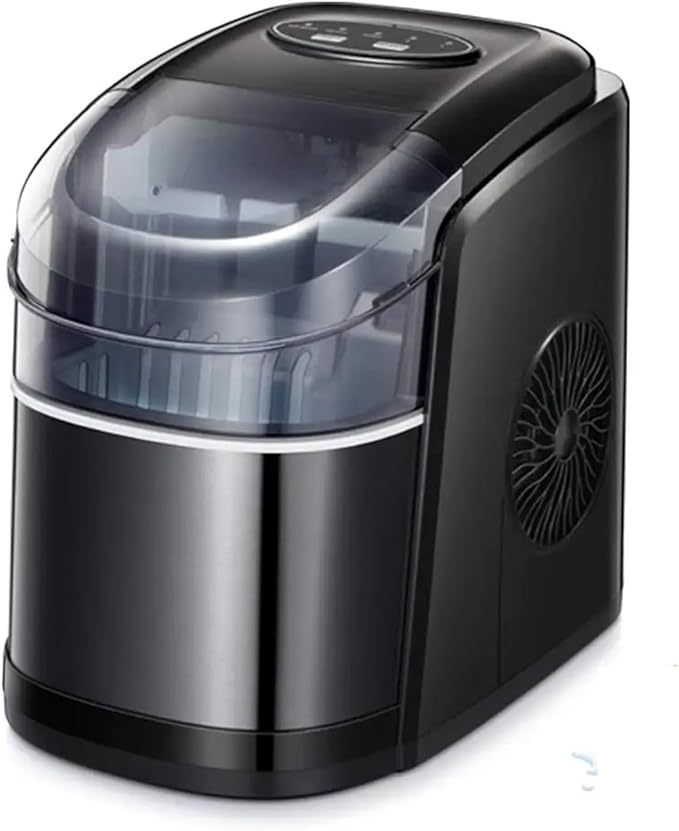 ice Crusher, Portable Electric Ice Maker Machine for Home Use for Outdoor Applications for Cold Drinks with Bottled Water Input,for Home, Restaurants & Cafes(White)