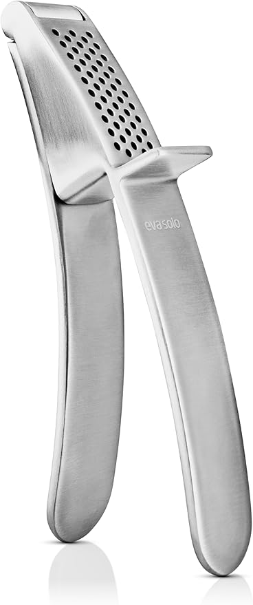 Eva Solo | Garlic press |Press garlic quickly, easily and with minimal effort | Brushed steel