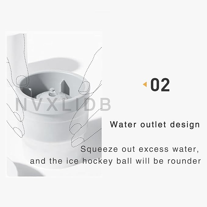 Ice Ball Making Mould - Set of 3 Round Ice Cube Mould 2.4" Spherical Ice Cube for Whiskey, Cocktail, Bourbon (3 blues) (white)