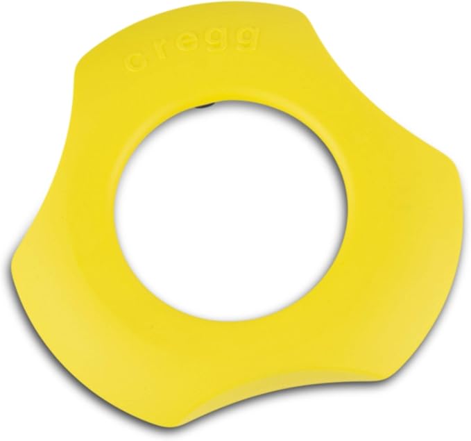 cregg 3-in-1 Egg Topper - Yellow – Egg Cracker, Cup & Serving Ring – Made in Germany – For Soft & Hard Boiled Eggs – Egg Shell Opener – Kitchen Gadget & Gift for Breakfast Lovers