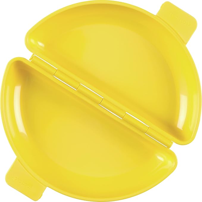 GoodCook Everyday Microwave Omelet Maker, 2–4 Egg Size, Nonstick Coating, Yellow