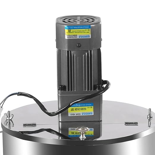 120W 110V Heated Mixing Tank, Stainless Steel Heating Stirring Pot with Stirrer & Temperature Control, for Lipstick Filling, Candle Making, Melting Shoe Polish Ointment Petroleum Jelly (15L)