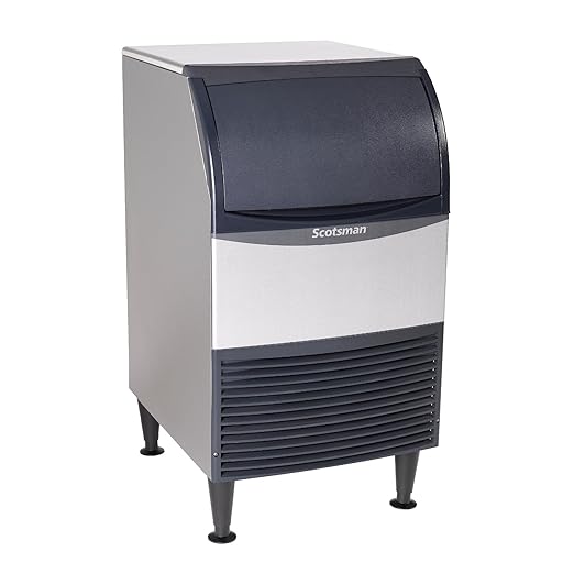 Scotsman UN1520A-1 20" Air-Cooled Nugget Undercounter Ice Maker Machine with 57 lb. Storage Capacity, 167 lbs/Day, 115v, NSF