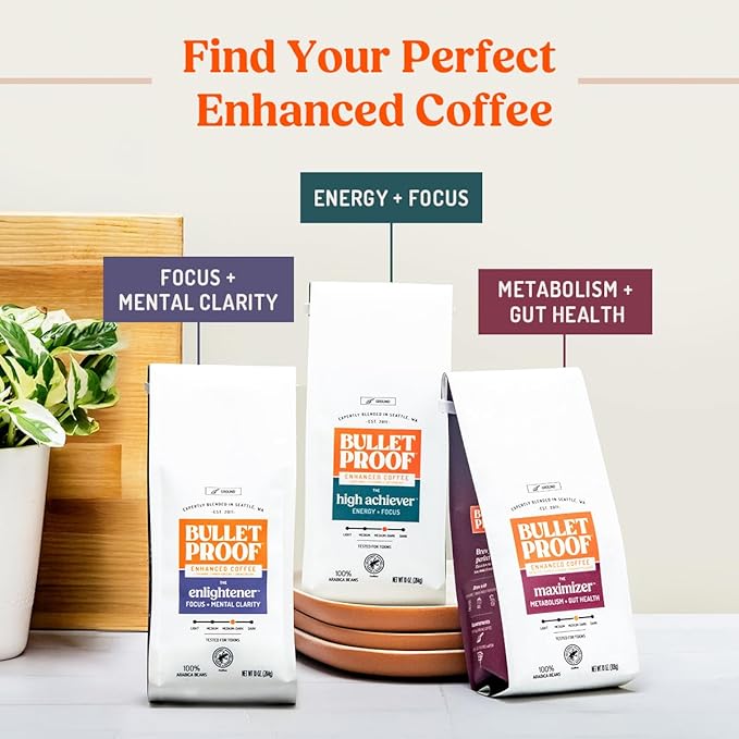 Bulletproof Original Cold Brew Coffee, Medium Roast Coarse Ground, Clean and Tested for Toxins, Smooth Artisan Coffee for Cold Brew Iced Coffee, 12 oz