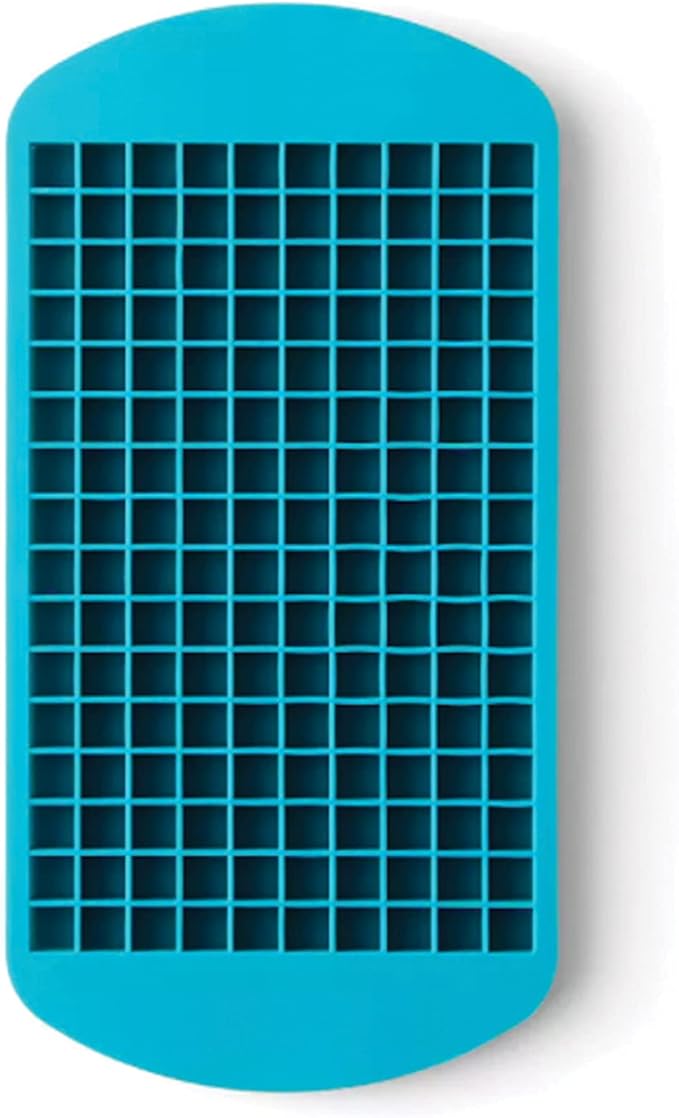 Houdini Crushed Ice Cubes Tray, Produces 160 Mini Cubes, Blue