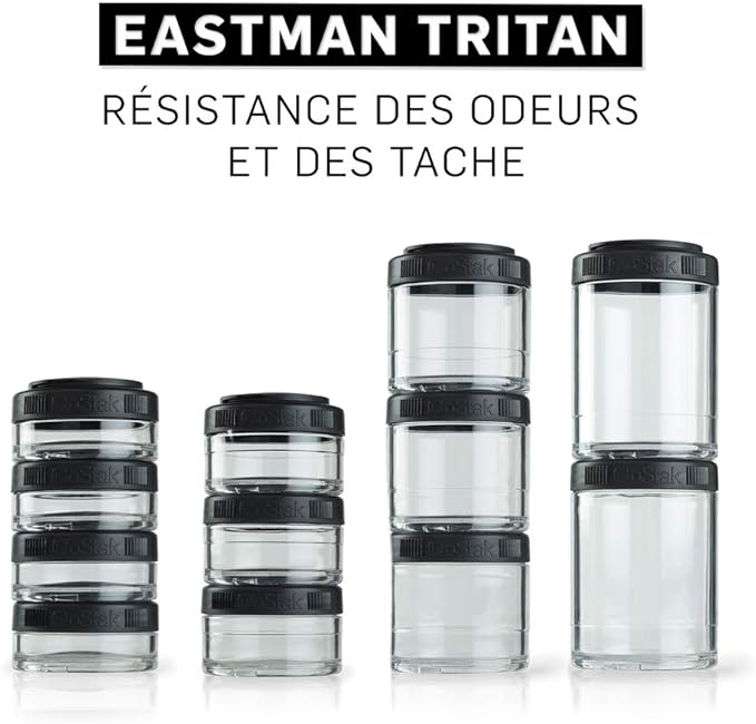 BlenderBottle GoStak 100cc 3Pak - Black Color Black Style: 100cc 3-Pak, Model: C00315