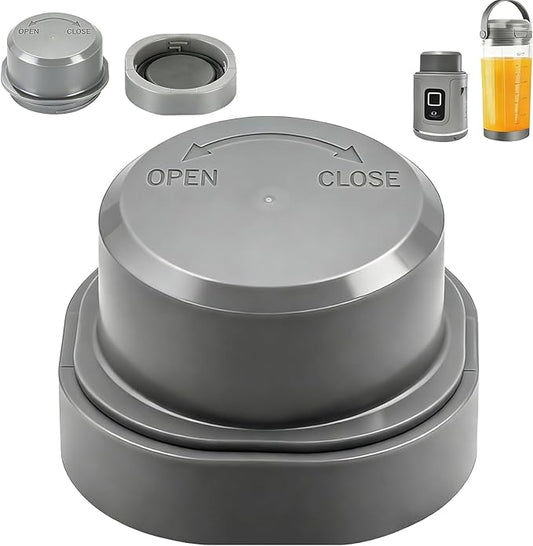 Blade Cover and Vessel Cap Set for Ninja Blast Portable Blender BC100 & BC151 Series Leakproof Replacement Accessories For Food-Grade,Dishwasher-Safe,Grey
